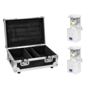 EUROLITE Set 2x LED TSL-350 Scan COB white + Case