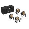 EUROLITE Set 4x LED PARty Spot Silent RGB/WW with Softbag