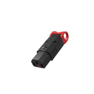 IEC LOCK IEC socket rewireable locking straight