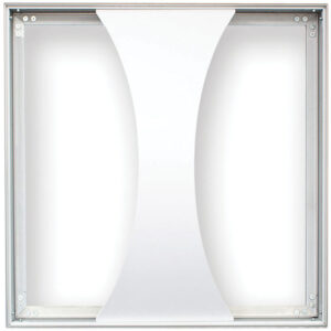 3D Deco Panel Venturi Slim Per 2 x Wentex SET Frame - A Module 100 x 100 cm