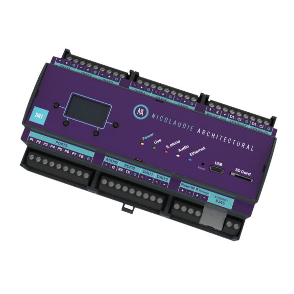 DINA - DR1 Controller avanzato per l’illuminazione montato su guida DIN