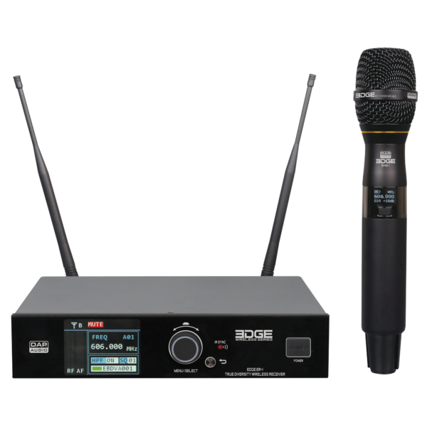 EDGE EHS-1 Sistema wireless con trasmettitore a mano, freq 606-668 MHz