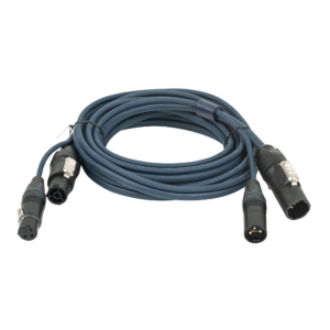 FP-13 Hybrid Cable - PowerCON True1 & 3-pin XLR DMX & Power - 150 cm