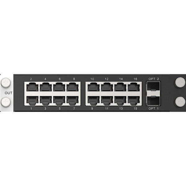 H Series 16x RJ45 plus 2x Fibre 4K Sending Card Gestisce fino a 10.400.000 pixel