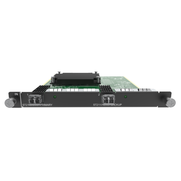 H Series 1x ST2110 (25G) Input Card 1 x SMPTE 2110/VoIP