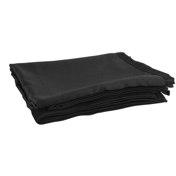 P&D Curtain Molton 300 g/m² Colore nero - 330 x 250 cm (L x H) - plissettato