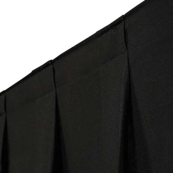 P&D Curtain Molton 300 g/m² Colore nero - 330 x 250 cm (L x H) - plissettato