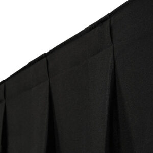 P&D Curtain Molton 300 g/m² Colore nero - 330 x 400 cm (L x H) - plissettato