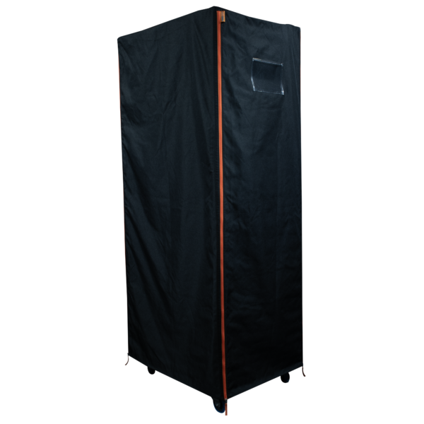 P&D Trolley Cover Per il trasporto Trolley Pipe & Drape - colore nero/arancione