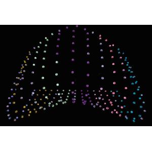 Pixel Bubble 75 set Matrice di sfere LED multicolore