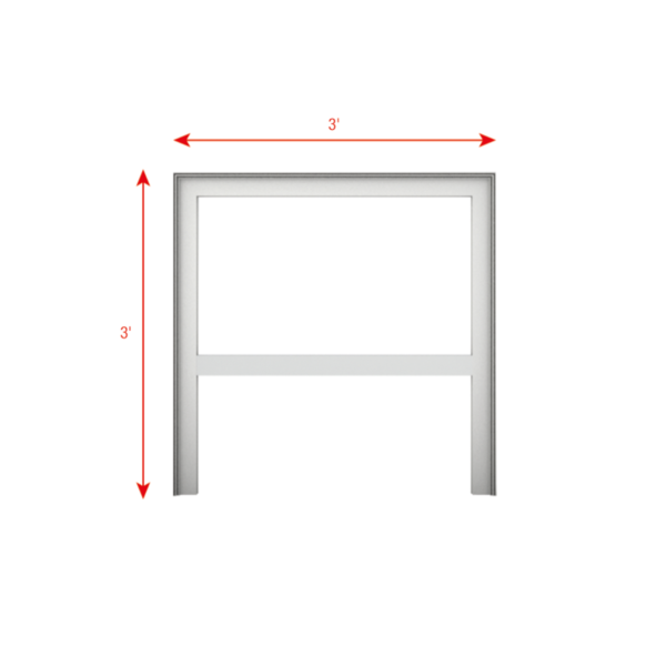 SET Frame - A Module 3' x 3' (AxL)