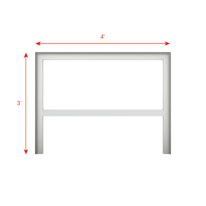 SET Frame - A Module 3' x 4' (AxL)