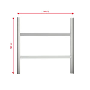 SET Frame - H Module 100 x 100 cm (A x L) - pezzo di estensione