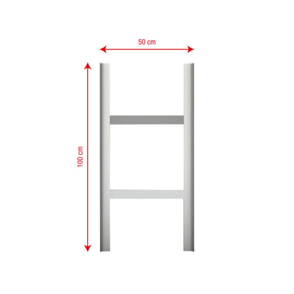 SET Frame - H Module 100 x 50 cm (A x L) - pezzo di estensione