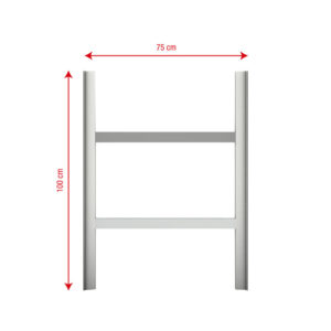 SET Frame - H Module 100 x 75 cm (A x L) - pezzo di estensione