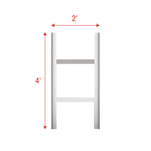 SET Frame - H Module 4' x 2' (AxL)