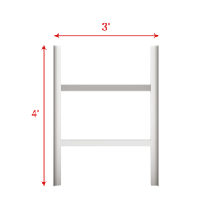 SET Frame - H Module 4' x 3' (AxL)