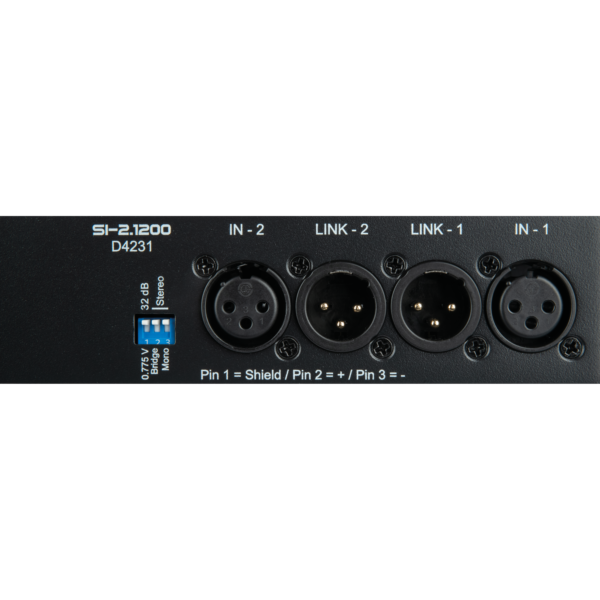 SI-2.1200 Amplificatore da installazione 2x 1200 W