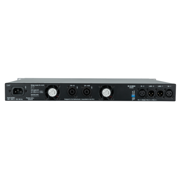 SI-2.1800 Amplificatore da installazione 2x 1800 W