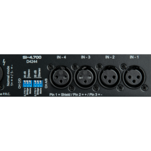 SI-4.700 Amplificatore da installazione 4x 700 W