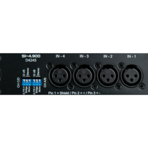 SI-4.900 Amplificatore da installazione 4x 900 W