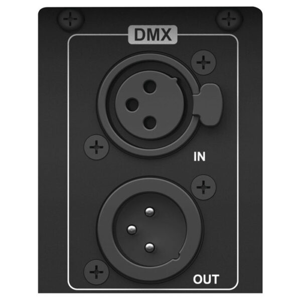 VS4 DMX In & Output card include la piastra posteriore