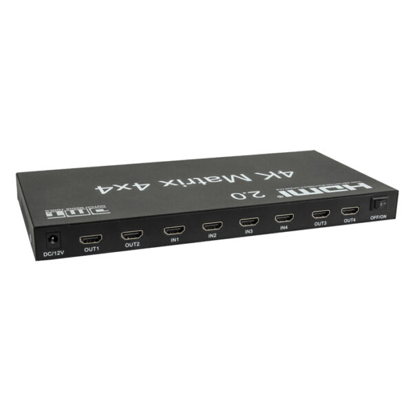 VT101 - HDMI Matrix 4x4 Interruttore HDMI rotabile 4-in / 4-out con telecomando