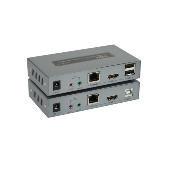 VT201 - 4K-KVM HDMI / USB Extender Set Soluzione per segnale USB e HDMI a lunga distanza