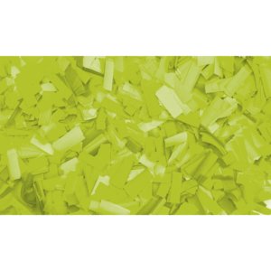 Slowfall confetti 55 x 17mm Verde fluo, 1 kg ignifugo