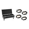 EUROLITE Set 4x LED PLL-576 CW/WW Panel + Case with wheels