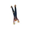 EUROPALMS Halloween Ground Stake Figure Pumpkin Man Handstand, animated, 153cm