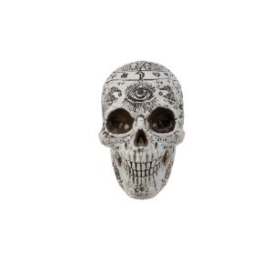 EUROPALMS Halloween Skull, mystical, 12x10x18cm