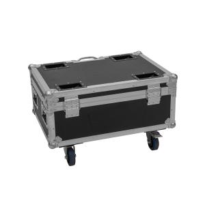 ROADINGER Flightcase 6x AKKU IP TL-3 QCL Trusslight CRMX with charging function and wheels