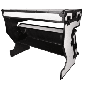Portable Z-Style Table Multiuso - Hybrid Flight Case - Bianco