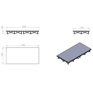MODULA MODRS2H20BK