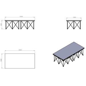 MODULA MODRS2H60BK